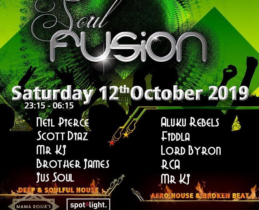 Soul Fusion 12th October 2019