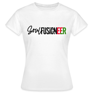 Women's Soul Fusioneers Black, Red, Green Motif T-Shirt