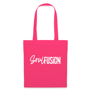 Soul Fusion White Motif Tote Bag