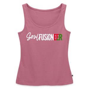 Women’s Soul Fusioneer White Motif, Premium Tank Top