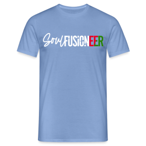 Men's Fusioneer White Motif Premium T-Shirt