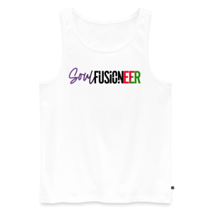 Men's Soul Fusioneer Mauve Motif, Premium Tank Top